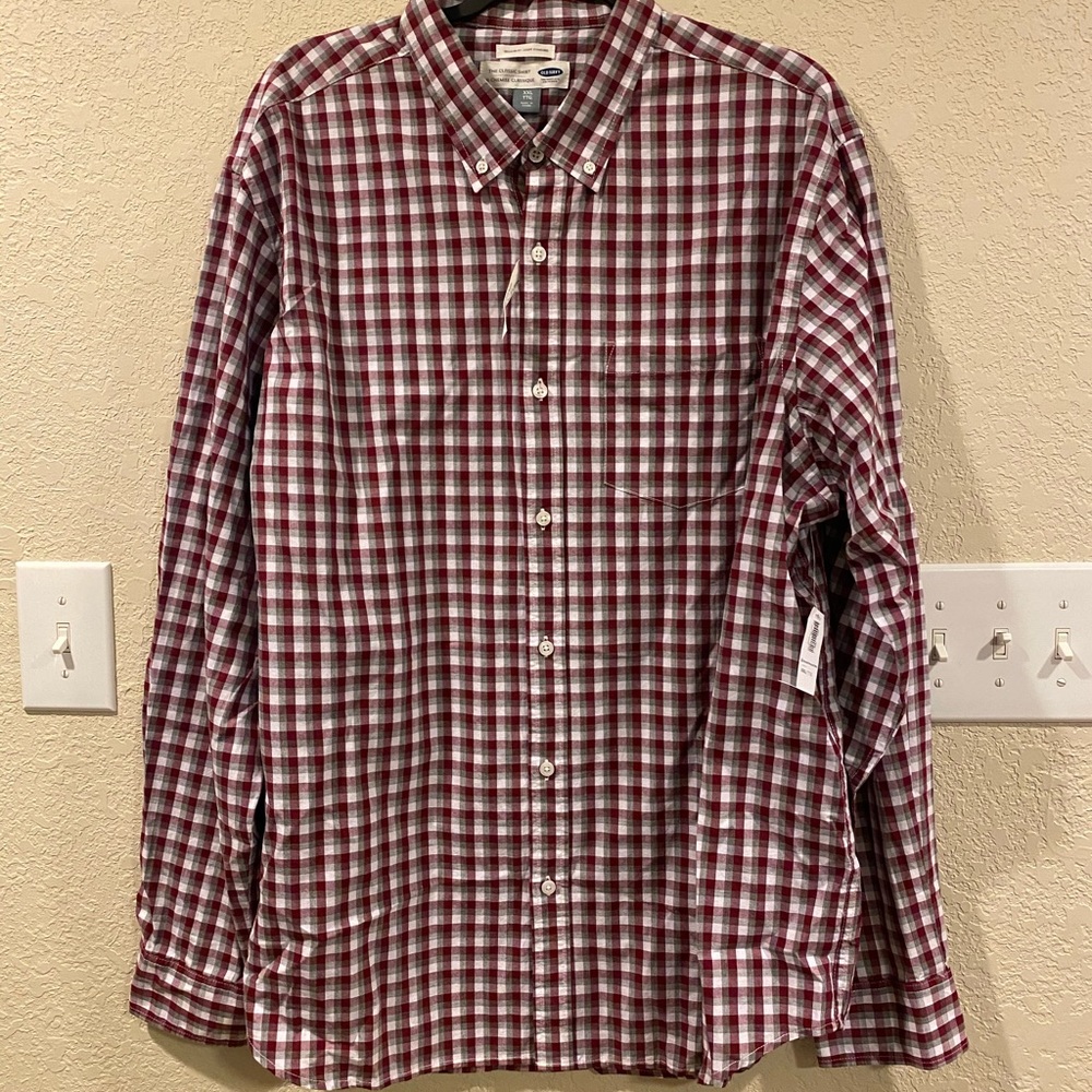 Men’s Plaid Button Down Shirt ✔️